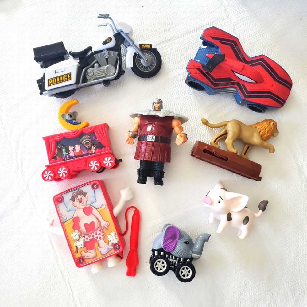 Vintage McDonalds Toy Lot Of 8